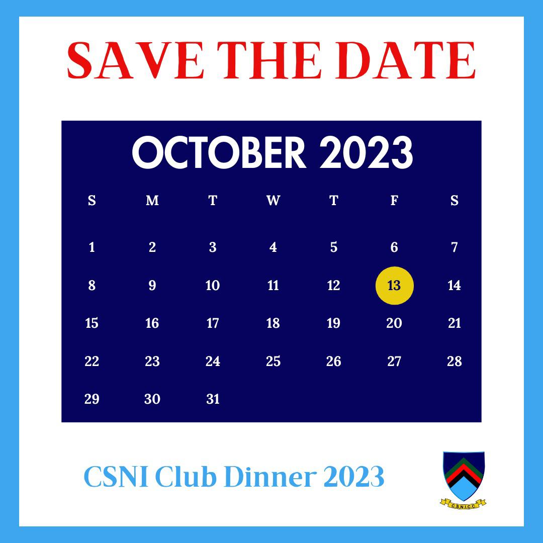 Club Dinner - 13th Oct 2023