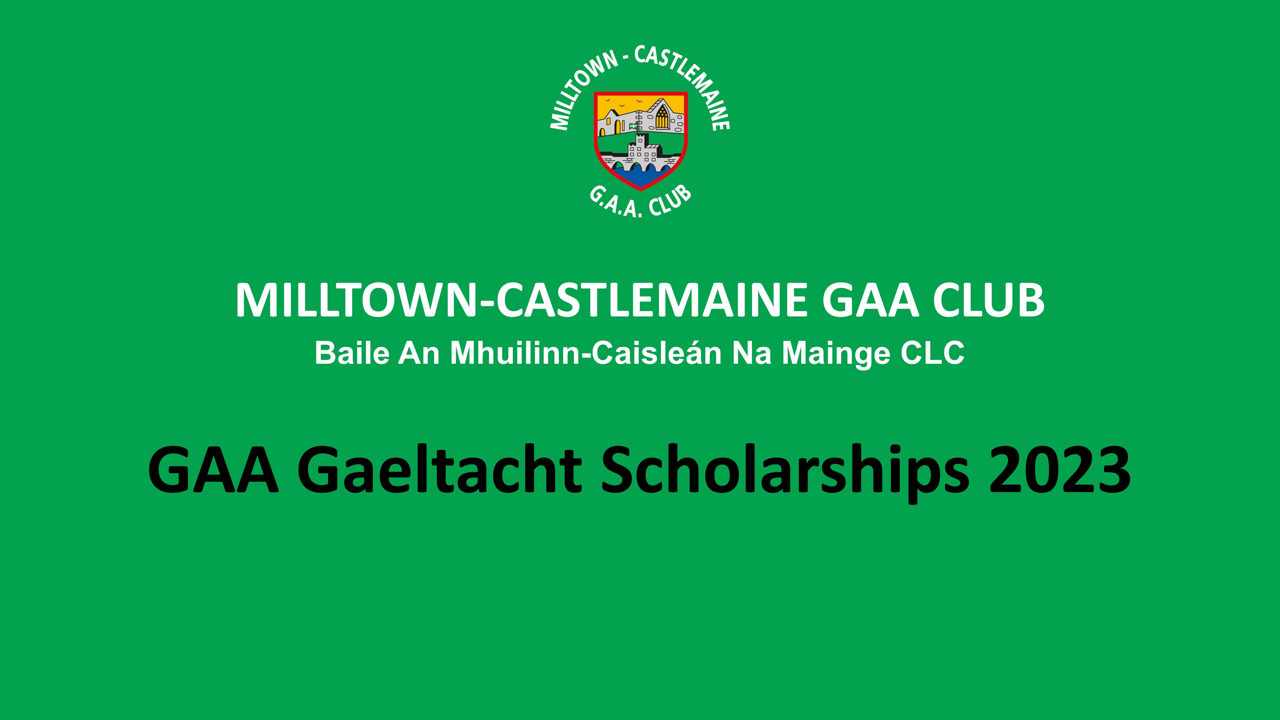 GAA Gaeltacht Scholarships 2023