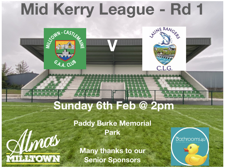 Mid Kerry League Rd 1