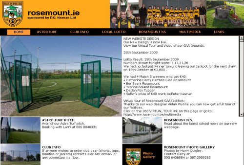 Rosemount GAA launch new-look website...