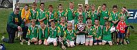 Cobh U10's collecting the silverware at the Johnny Leahy blitz